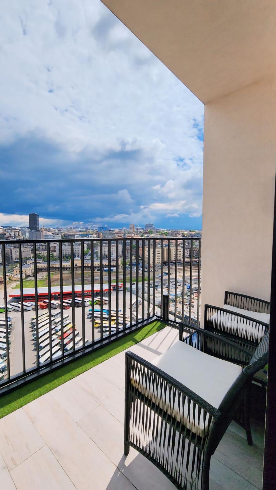 Belgrade Waterfront 16Th Fl Lux Apt. W/ City View Exteriér fotografie