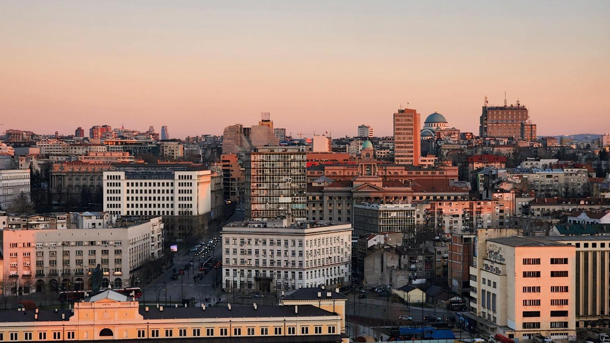Belgrade Waterfront 16Th Fl Lux Apt. W/ City View Exteriér fotografie